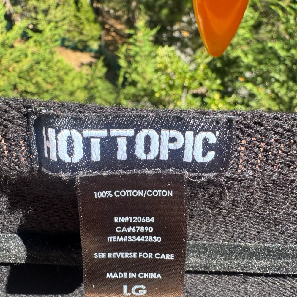 Hot Topic Punk Skeleton Face Split Destructed Lar… - image 5